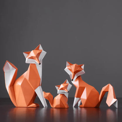 Creative Fox Statue Figurines