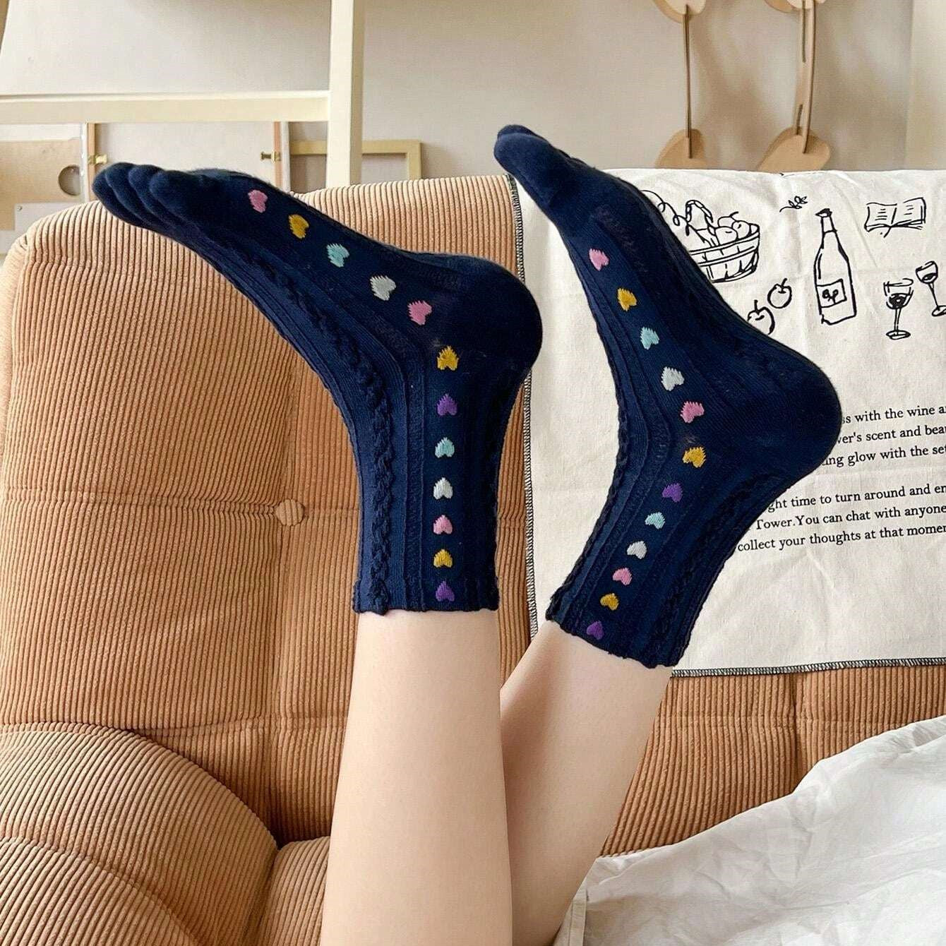 Lovey Crew Socks